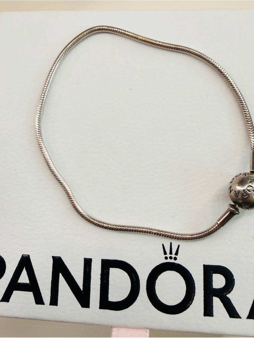 Pandora Silver Snake Chain Bracelet